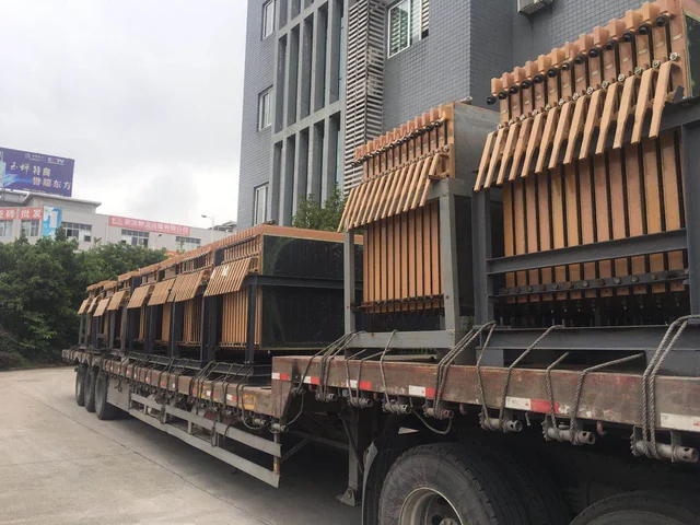 Repaired electrolyzer cells prepared for shipment