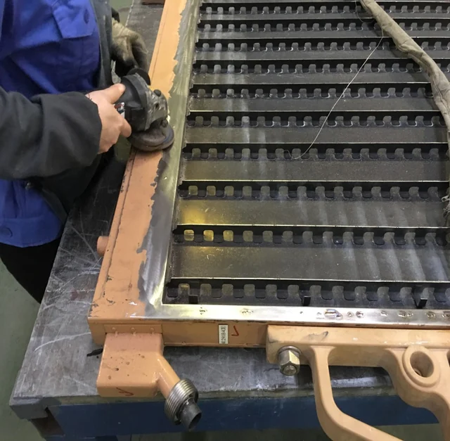 Electrolyzer frame surface restoration
